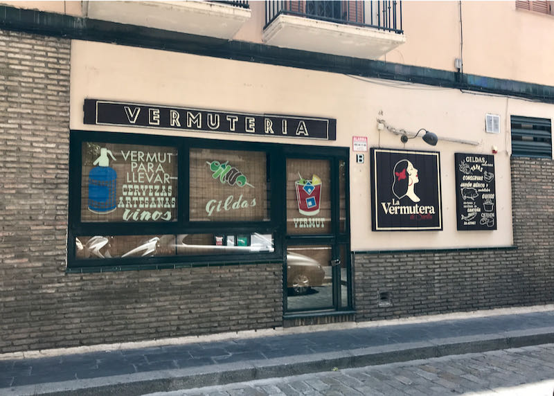 La Vermutera de Sevilla is an old vermouth store.