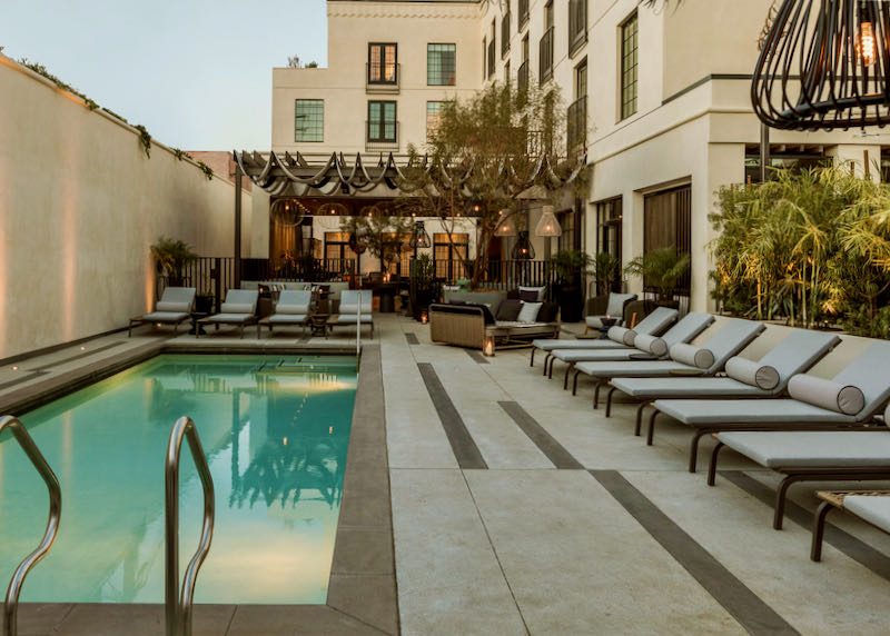 Luxury boutique hotel in Los Angeles. 