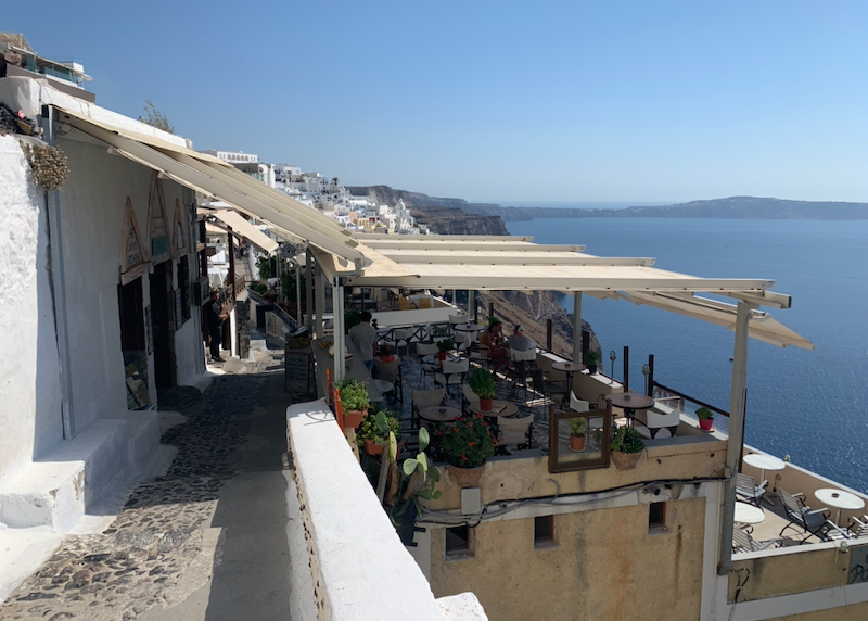 cafe with view