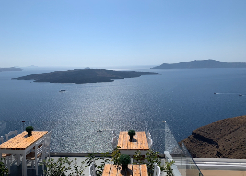caldera cafe view