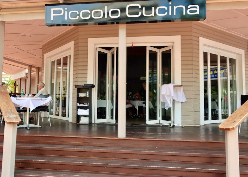 Piccolo Cucina is a nice Italian restaurant next door.