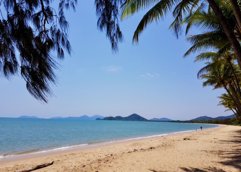 Palm Cove is about an hour away.