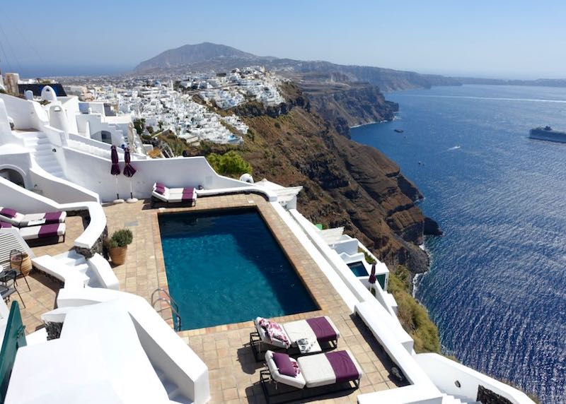 The main pool at The Vasilicos