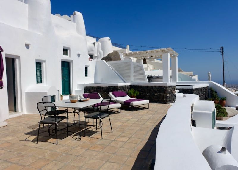 The Vasilicos Honeymoon Suite at The Vasilicos Hotel in Santorini