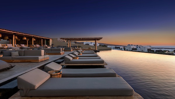 Infinity pool at Andronis Arcadia in Oia, Santorini