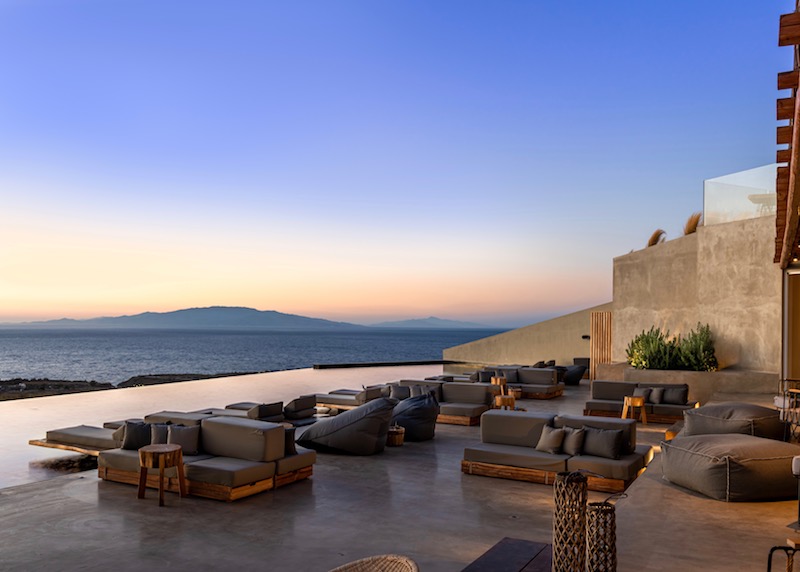 Evening style of the main pool.