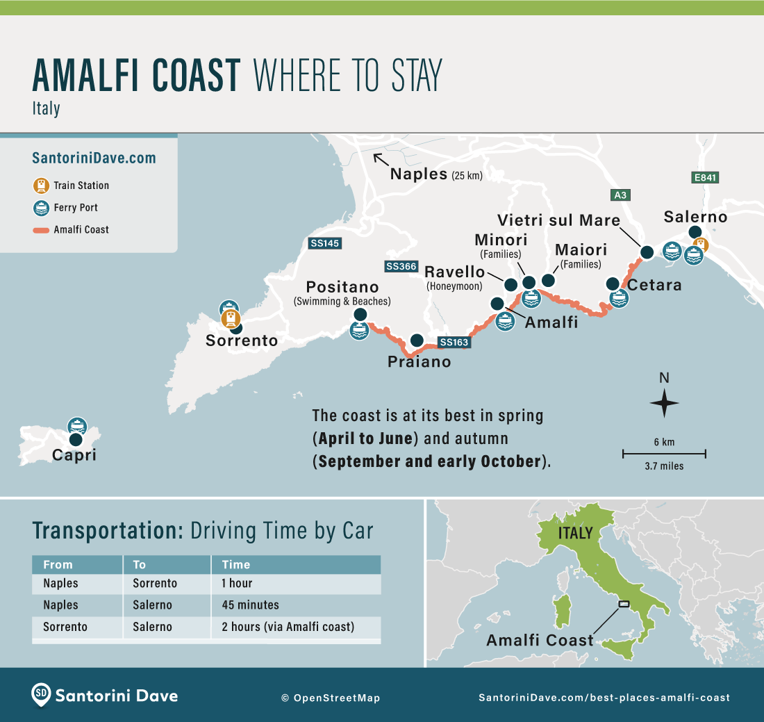 Where to go in Amalfi Coast.