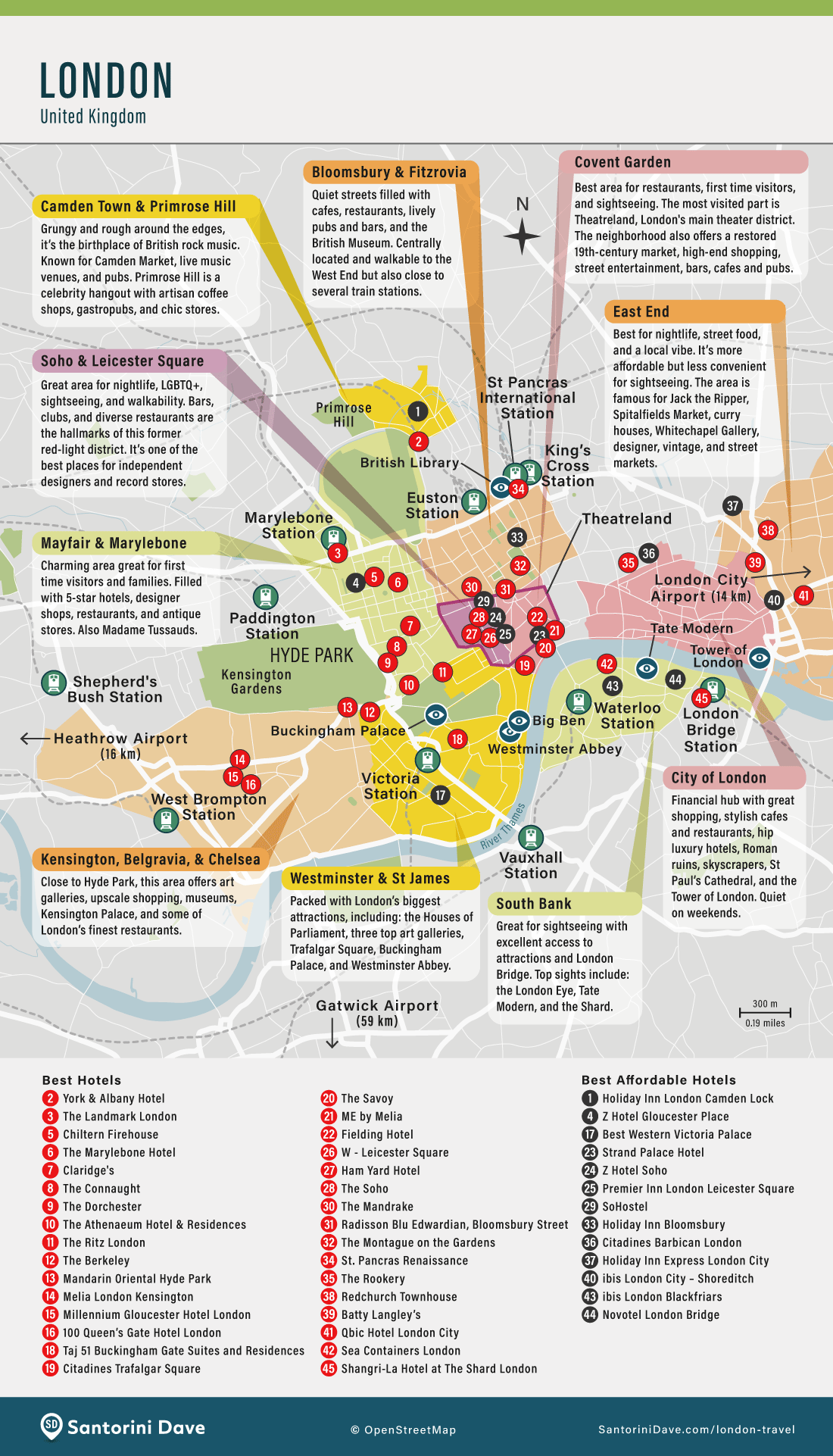 Map of London Neighborhoods and Areas