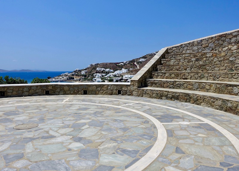 Amphitheater at Mykonos Grand on Agios Ioannis Beach