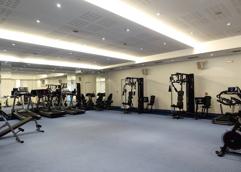 Petasos' wellness center includes a well-equipped gym.