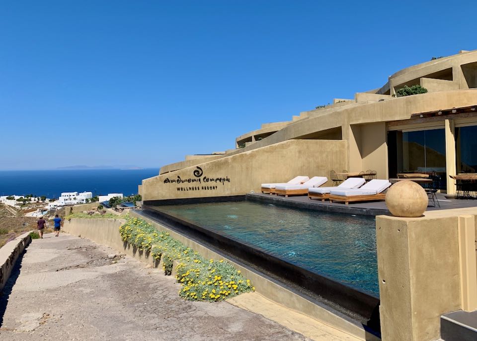The Andronis Concept Wellness Hotel in Santorini.