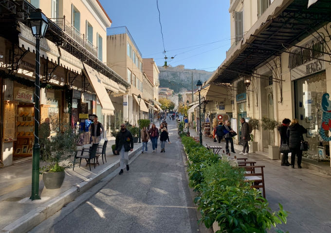 Staying in Monastiraki, Athens.