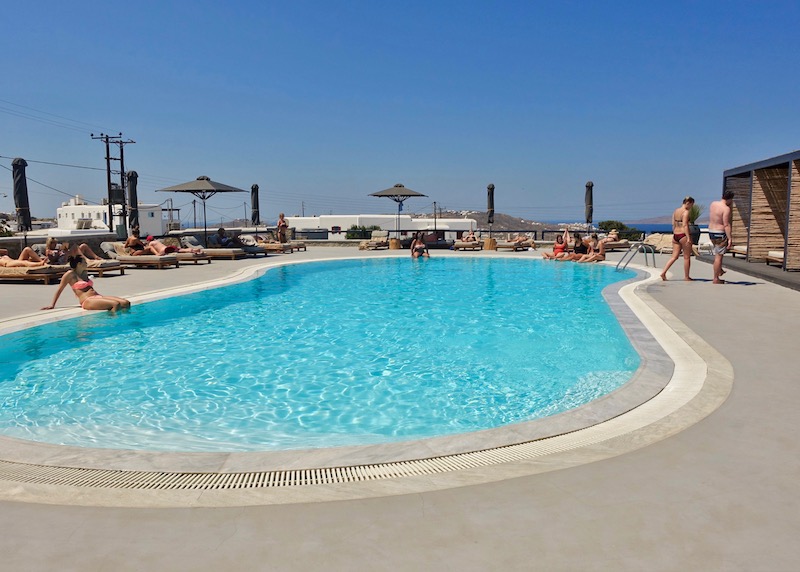 Freeform pool at My Mykonos Hotel