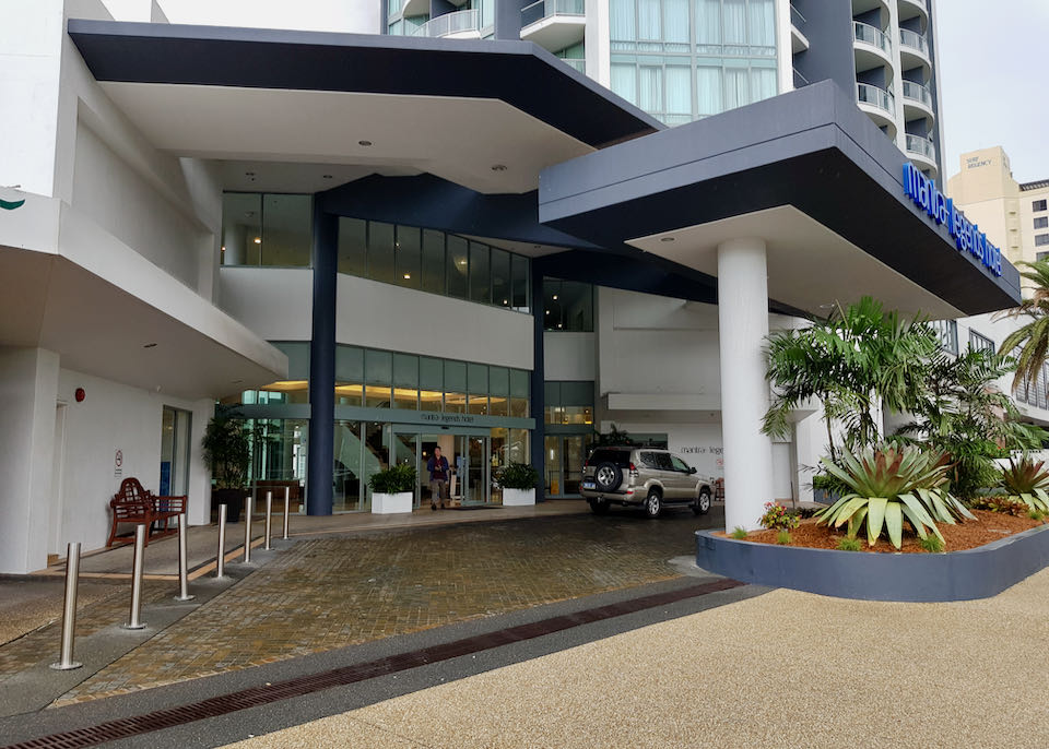 The main entrance is on Laycock Street.