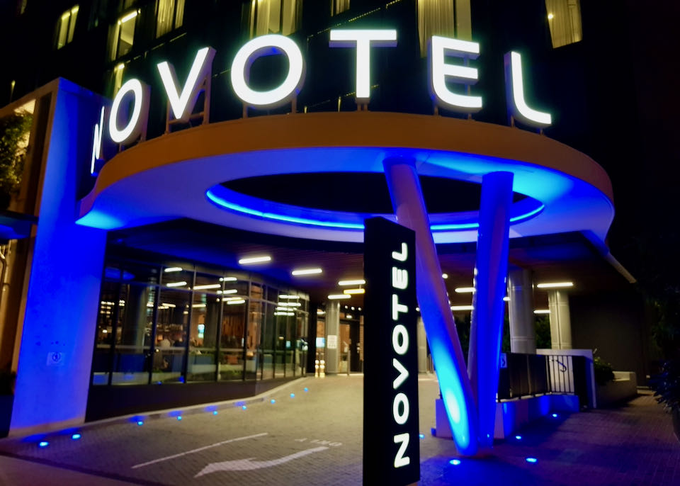 The Novotel is located in South Brisbane.