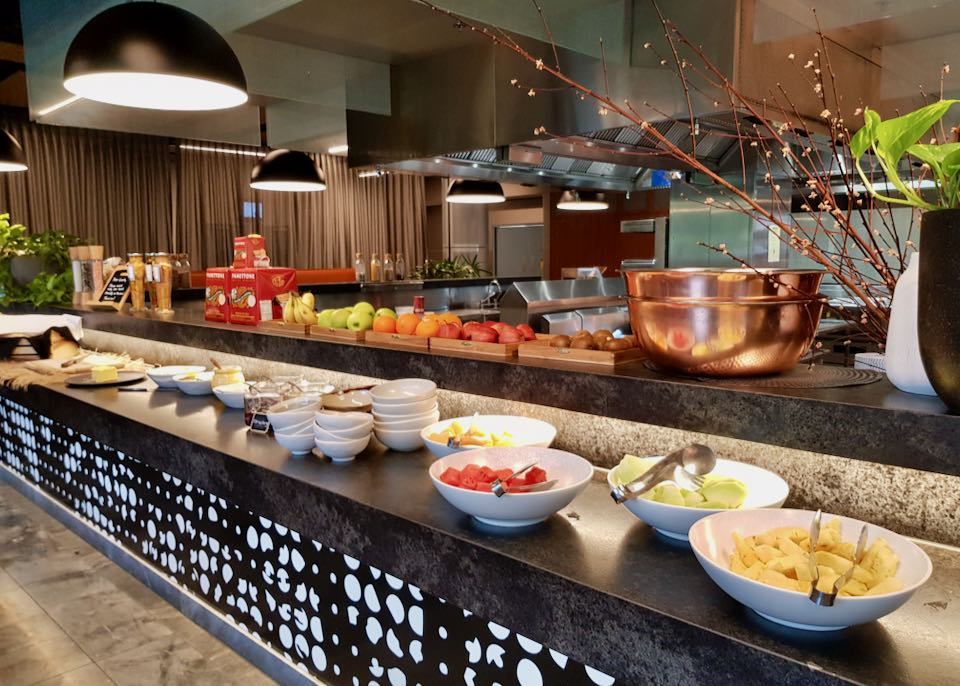 Most rooms include a huge buffet breakfast.