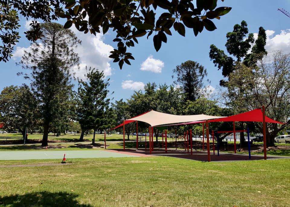 Musgrave Park features a playground and an old-world charm.