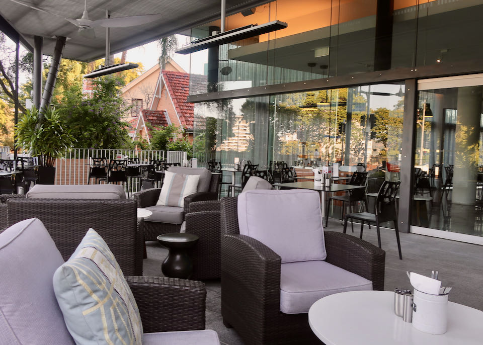 Gazebo Restaurant and Bar offers outdoor seating.