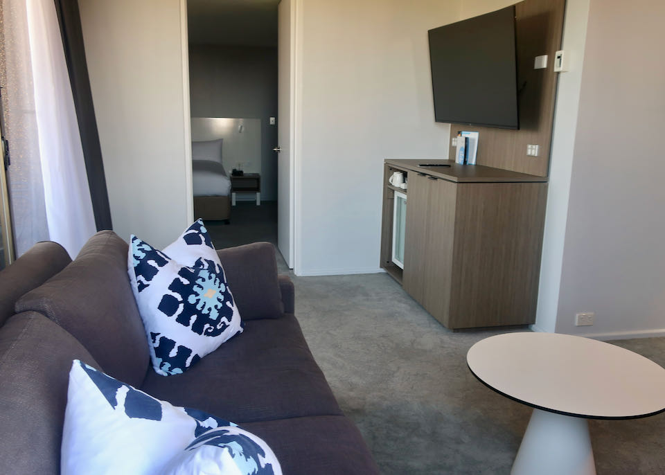 The large suites have separate living areas.