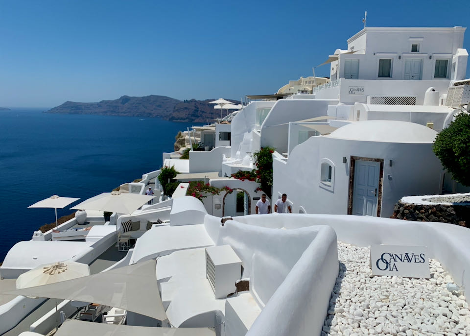 Canaves Hotel in Oia, Santorini.