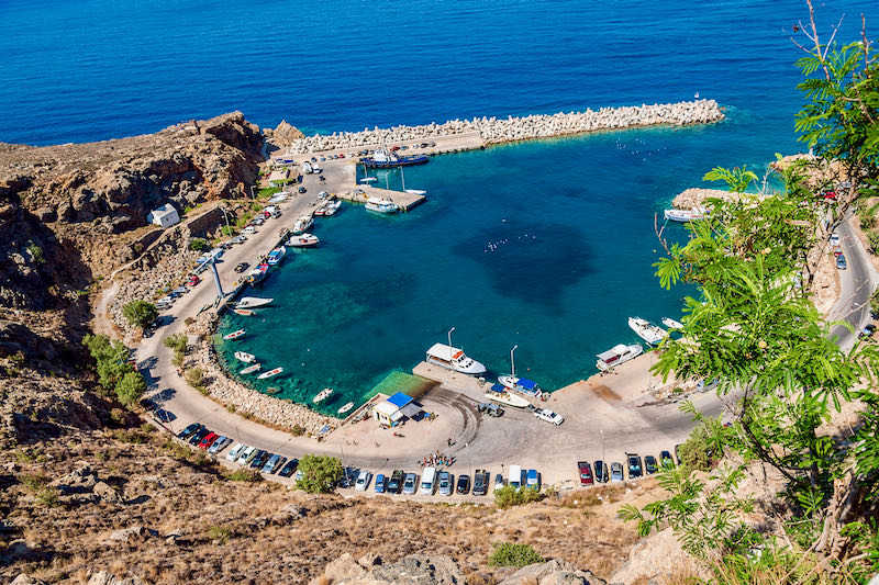 Day trips with rental car in Crete.