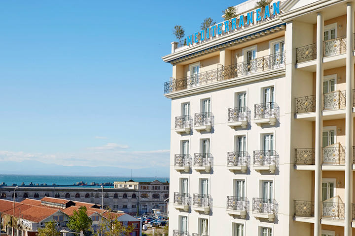 5-star hotel on Thessaloniki waterfront.