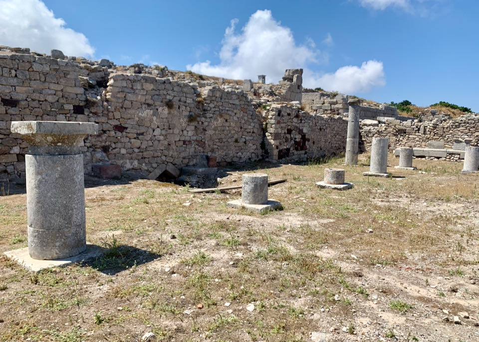 Archaeological Site of Ancient Thera - Bailike Stoa