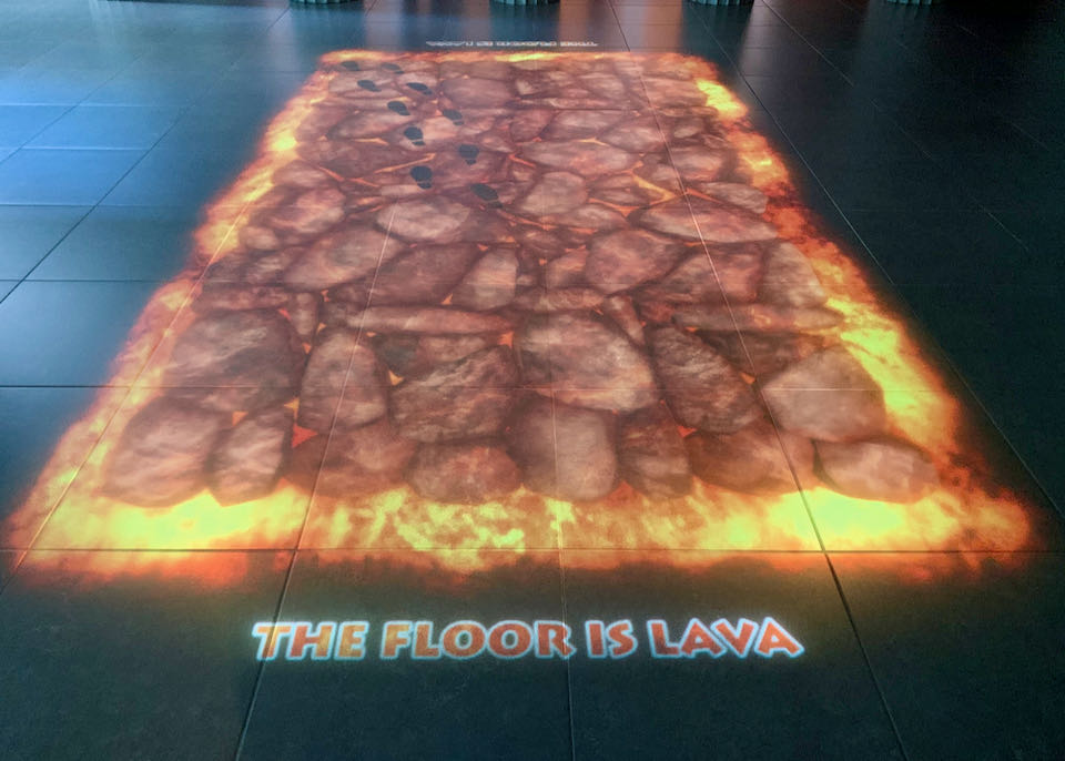 Lost Atlantis Museum lava floor