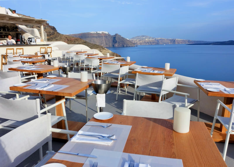 Best Restaurant at Santorini Hotel