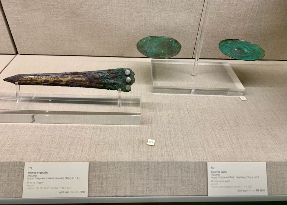 Museum of Prehistoric Thera - Exhibits