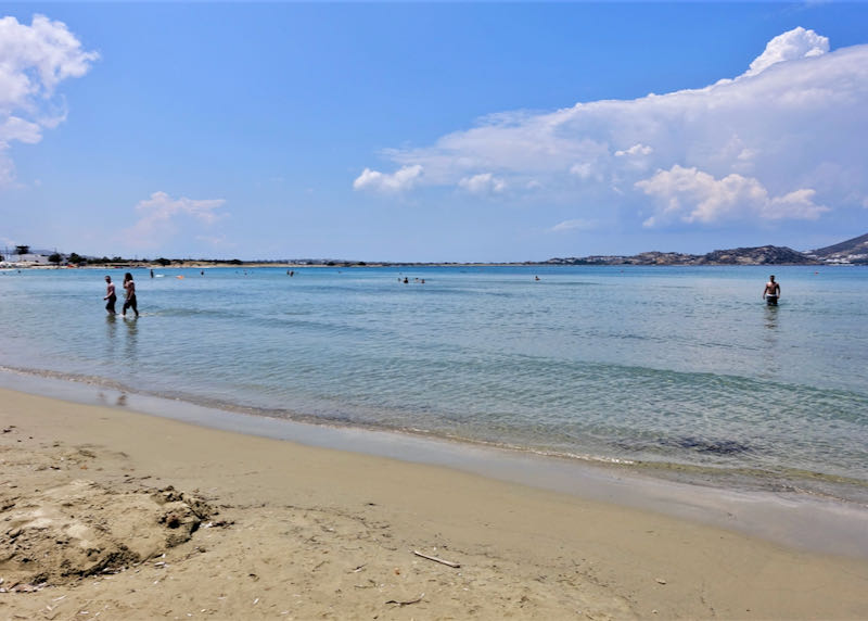 Calm water at Agios Georgios beach