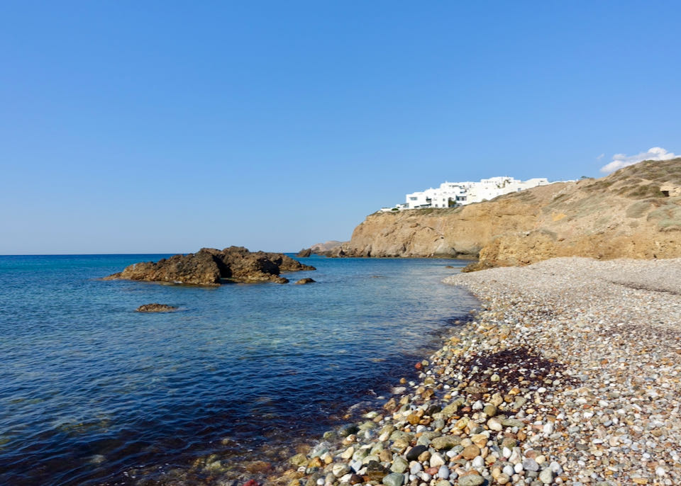 Grotta Beach in Naxos