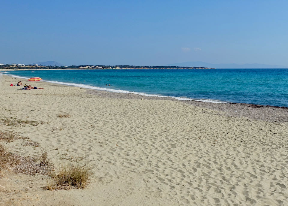 Kastraki Beach in Naxos