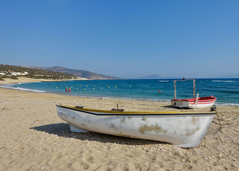 Pyrgaki Beach in Naxos