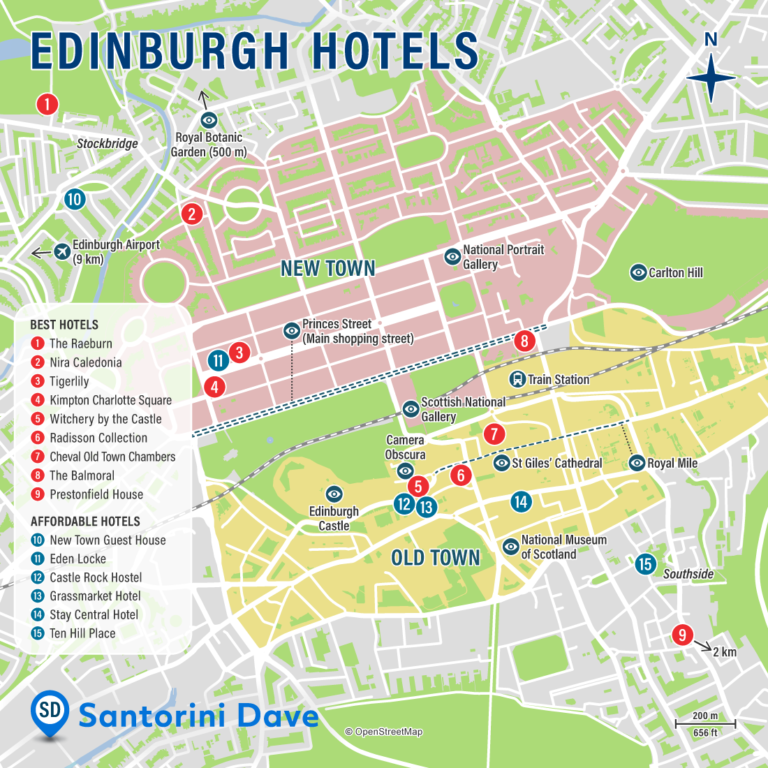Edinburgh Hotels Map 768x768 