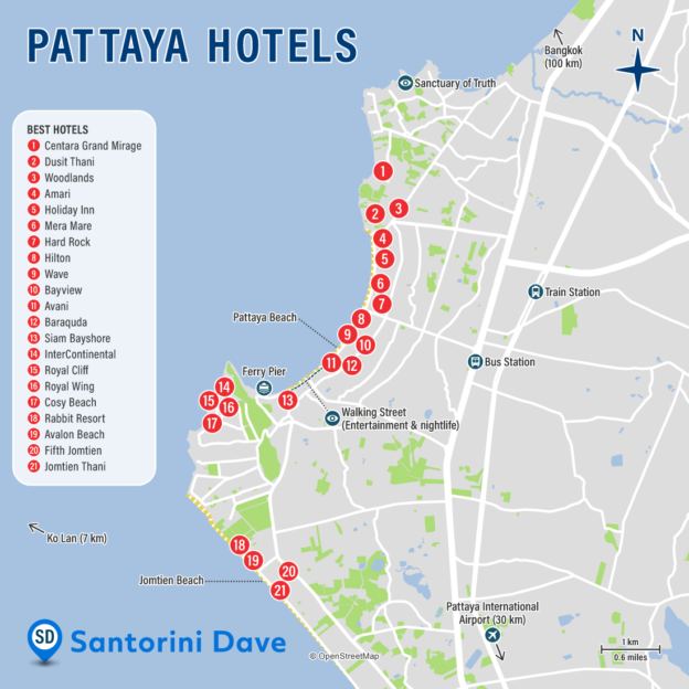 Pattaya Hotels Map 624x624 