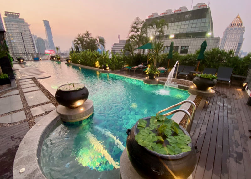 Rooftop swimming pool