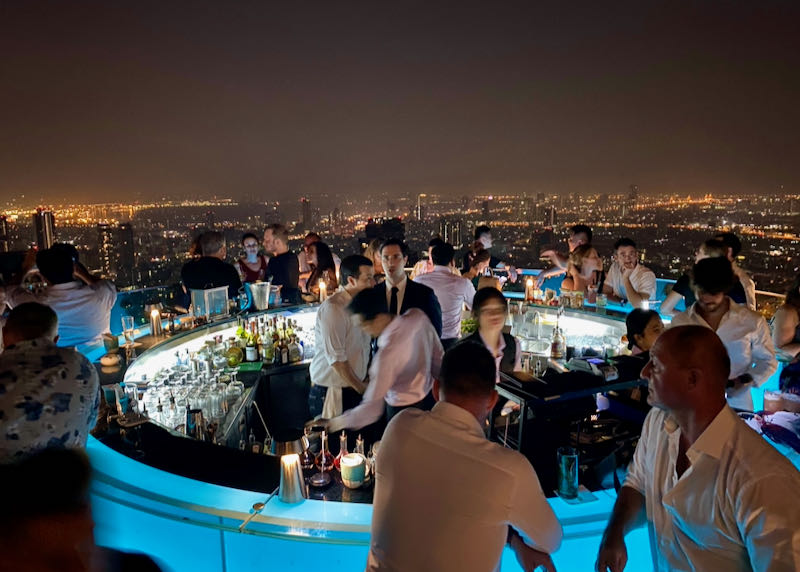 Sky Bar on the rooftop