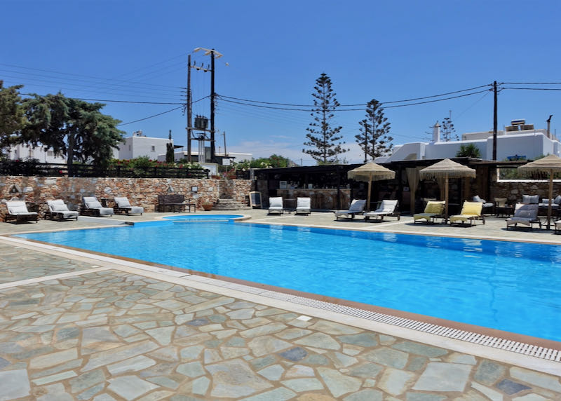 Parosland Hotel at Aliki Beach, Paros