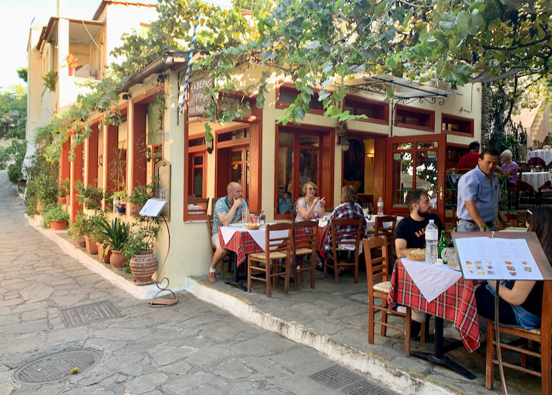 Geros Tou Moria Restaurant in Athens, Greece