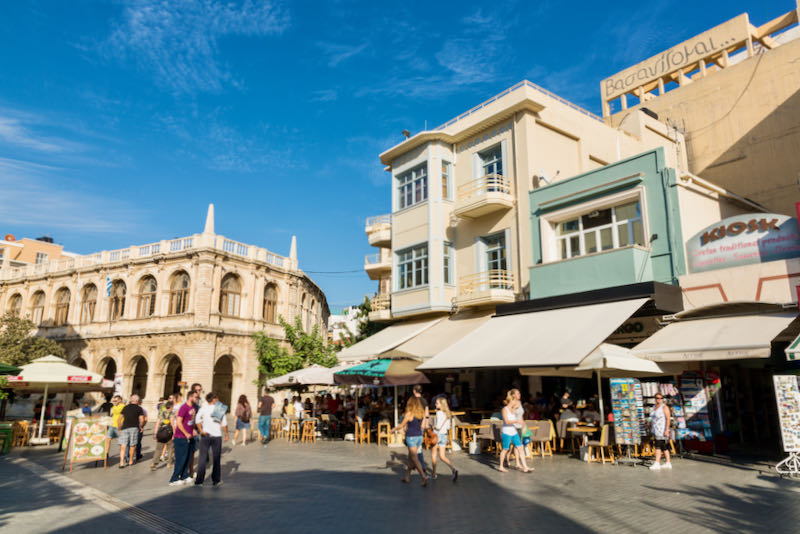Best food walking tour of Heraklion, Crete.