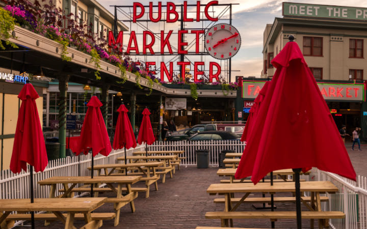 Pike Place Market in Seattle.