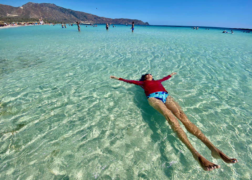 The best beach in the Greek Islands.