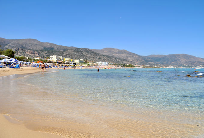 Best party beach town in Crete.