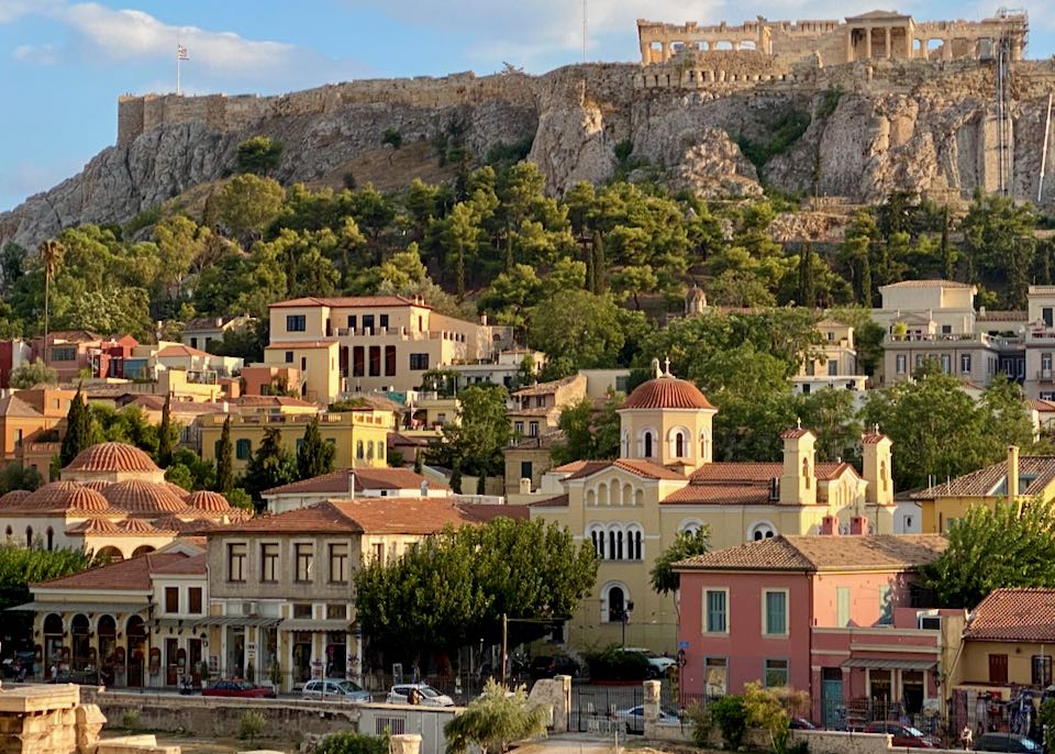 Top sights in Athens, Greece.