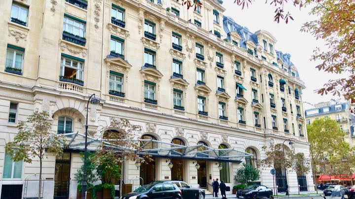 Luxury hotel in Paris.
