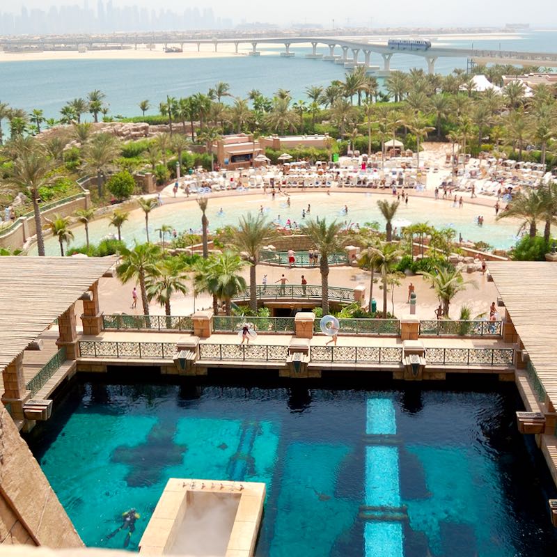 Best hotel pool and waterpark in Dubai.