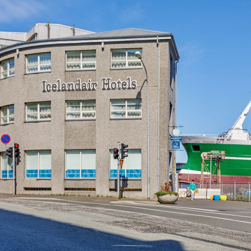 Good value hotel in Reykjavik, Iceland.