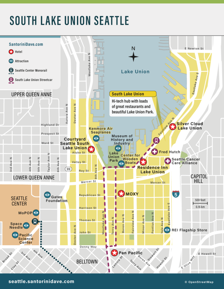 SOUTH LAKE UNION HOTELS in SEATTLE Near Amazon HQ