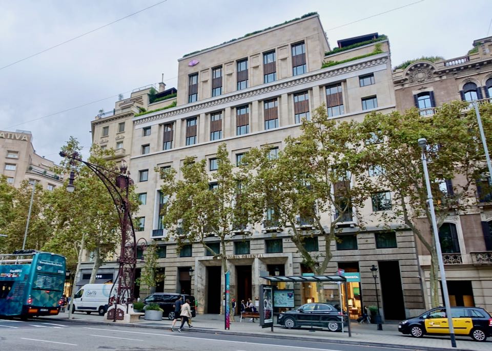 5-star hotel in central Barcelona near La Rambla.